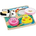 Tidlo Wooden Touch and Feel Puzzle - Farm