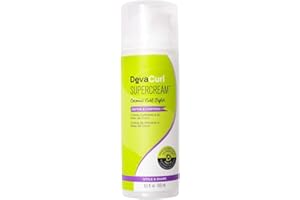 DevaCurl Supercream Coconut Curl Styler hair Cream (women, curly hair, moisturising, shine, a little goes a long way. Start with a small amount – You can always add more if you need it).