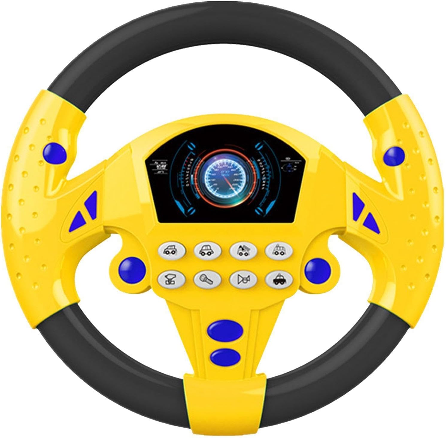 Toy Steering Wheel For Car Seat, Pushchair Steering Wheel Toy, Smooth And Durable, With Sound And Light, Educational Preschool Learning Toys For 3+ Years Old