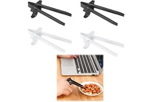 ZILZUFA 4 Pièces Baguettes de Doigt pour Gamer, Distributeur de Snacks, Baguettes de Doigt, Snack Clip, Bâtons Auxiliaires Paresseux, Pince à Chips à Collation en Plastique Gamer