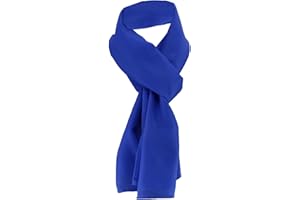 TigerTie - Foulard en mousseline de soie pour femmes - Couleur unie - Dimensions du foulard : 160 cm x 36 cm - Fabriqué en Italie