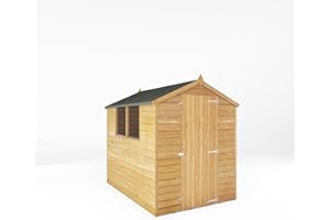 WALTONS EST. 1878 WALTONS 7 x 5 Overlap Storage Shed | Apex Roof | 7mm Overlap Cladding | Wooden Garden Storage Shed | 10 Year Anti Rot Guarantee | 7 x 5 7ft 5ft