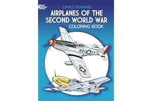 Airplanes of the Second World War Coloring Book (Dover History Coloring Book)
