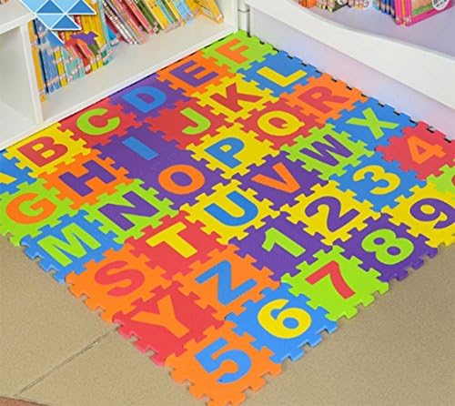 Puzzle Pad Pad Pad 36 Puzzle Puzzle Carpet Children's Pad Game Pad Foam Pad Anti-skid Carpet Learn to Learn Face Effects ABC Puzzle Foam Rubber
