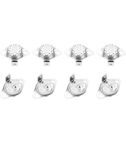 Lot 3 Thermostats NC Réinitialisation Manuelle 80°C - Protection Surchauffe Pour Appareils Électroménagers