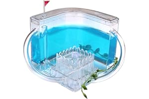 Runsmooth Ant Farm Castle Ant House Set Translucent Gel Nest Observation Kit With Pipe Insect Ecology Box Ant Breeding Cage Educational Toy For Kids Study Ants In The 3D Maze Blue