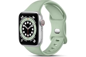 CeMiKa kompatybilny z Paskiem do Zegarka Apple 38mm 40mm 41mm 42mm 44mm 45mm 49mm, Wymienne Paski z Miękkiego Silikonu Pasujące do iWatch SE/Series 8 7 6 5 4 3 2 1