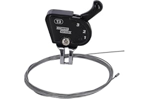 STURMEY-ARCHER Sturmey Archer cambio-2110012000, Leva del Cambio Unisex Adulto, Nero, 3 Volte