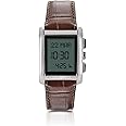 Al Fajr Men's Digital Leather Casual Watch- WS-06L