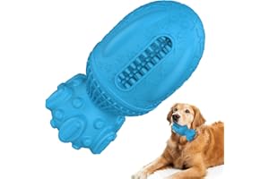 RUXAN Juguete Indestructible para Perros Masticadores Agresivos, Juguete Interactivo Chirriante para Masticar Perros, Limpieza de Dientes para Perros Pequeños/Medianos/Medianos