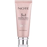 Note Cosmetics 3 in 1 Healthy Skin Light Tinted Moisturizer 50 SPF Renk Ton Eşitleyici Aydınlatıcı Krem, 00 A&ccedil;ık Ton