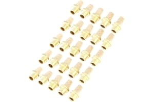 FTVOGUE Filtro dell'aria di Scarico Pneumatico Silenziatore Assorbimento del Rumore Riduttore Filo Esterno in Ottone Sinterizzato 25 Pz/set G1 / 8