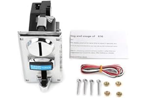 Hilitand Game Coin Acceptor Multi Coin Operated Timer Controller Board Multi Coin Acceptor Selector Slot Compatible with Arcade Game Mechanism Vending Machine