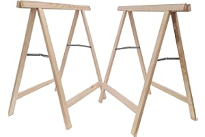 N.G. NICCOLAI NG NICCOLAI CAVALLETTO SINGOLO O IN COPPIA IN LEGNO DI PINO GREZZO 75X75X10 CM PER FAI DA TE USO HOBBISTICO E PROFESSIONALE (2)