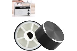 ARADOEA 2pcs 6mm Universal Dimmer Knob Replacement Potentiometer Volume Control Rotary Knob Knurled Shaft Hole Sandblasting Switch Knob for Lamp Audio Encoder 6mm Diameter Shaft Guitar Volume Knob(25 * 13mm)