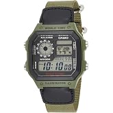Casio AE-1200WHB-3BVDF Standart Erkek Kol Saati, Yeşil, Standart