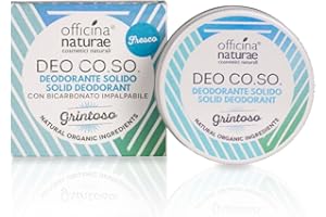 Officina Naturae | Deodorante Solido Grintoso Co.So. Formula con Bicarbonato Impalpabile, Profumo Speziato e Legnoso, 50ml