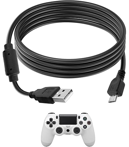 Cavo USB Per Controller PlayStation 4 Cavo USB Per Controller PS4 - Ricarica E Sincronizzazione Per Telecomando Sony Playstation 4 Cavo Ricarica Controller PS4