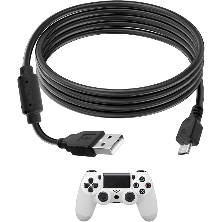 2 Câbles USB De Recharge Pour Manette Xbox One - 3 Mètres (Straße Game)