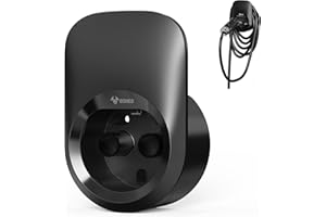 GONEO Support de Câble de Charge Type 2-Support Mural pour Câble de Charge-Support de Câble Type 2 pour Chargeur EV IEC 62196-2-Type 2 Véhicules électriques Organiseur pour Stockage de Câbles