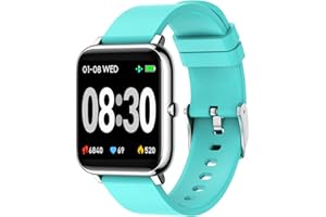 SUPBRO Smartwatch Fitness Armband Tracker 1.4" Voller Touch Screen Wasserdicht IP67 Armbanduhr Smart Watch mit Schrittzähler Pulsmesser Stoppuhr Sportuhr für Damen Herren