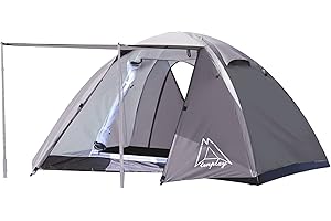 MTENPLAY TENPLAY 2 Person Camping Tent,Lightweight 2.5KG Backpacking Tent, PU3000mm Waterproof & Windproof Double Layer Design, Two Doors,Easy Setup for Hiking, Mountaineering, Family Outdoor,Hunting,Travel