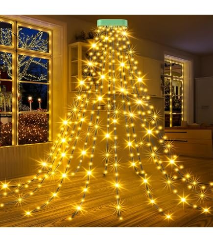Ghirlande Natalizie Ghirlanda Natalizia 2.7M Con Luci LED - Decorazione Natale Per Casa Ed Esterno Addobbi Natalizi Per La Casa - 6