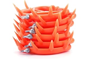 Sheens Plastic Calf Weaner Ring, 6 Stück Rinder Nase Clip, Tier Entwöhnung Ausrüstung für die Verhinderung von Kuh saugen