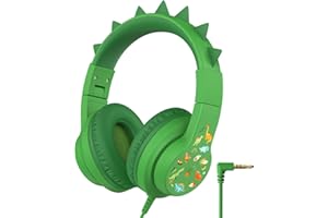 iClever Kinder Kopfhörer, Kinderkopfhörer mit Kabel 85dBA Sichere Lautstärke, HS19S Stereo-Sound Over Ear Kopfhörer für Kinder, Hi-Fi Klang, 3,5 mm kabelgebundene, Faltbare Kopfhörer für iPad/Computer