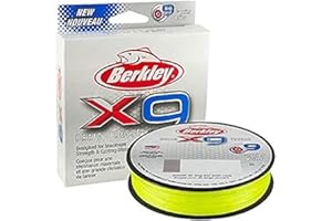 Berkley X9, fil de pêche, tresse 9 brins pour la pêche en mer et en eau douce, plus résistante et très souple, pêche aux carnassiers