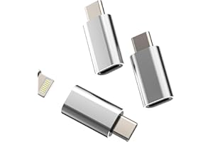 WASRUYI Adattatore usb c ricarica(3pack)per Apple tipo c maschio a per lightning femmina cavo per iPhone 16 type c jack caricabatterie connettore per ipad adattatori spinotto compatibile per Samsung accessori