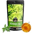 TEACURRY Raspberry Assam Tea (50 Grams, 100 Cups)-Helps With Period Health, Fertility, Labour & Child Birth-Raspberry Leaf From Washington