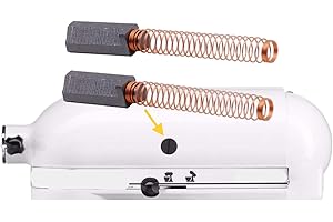 K AID Juego de escobillas de carbón para motor KitchenAid, 2 unidades, para batidora KitchenAid, Artisan, Ultra, Classic, Heavy Duty 5KSM90, 5KSM45, K45, 5KPM5, 5KSM150, 5KSM156, 5KSM125, 5KSM175