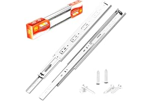 DSL Daily Supply Ltd. Pair of Double Fully Extension Ball Bearing Drawer Slide Runner Heavy Duty 60kg with Fitting (Pair 700mm, 28'')