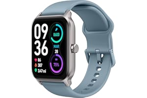 TOOBUR Smart Watch for Men Women Alexa Built-in, 1.8" IP68 Waterproof Fitness Tracker with Heart Rate, Sleep Monitor/Answer Make Calls/100 Sport Modes Fitness Watch iOS Android Compatible