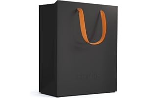 stardis binbox Design Papierkorb eckig stylischer Papiereimer mit Tragegriffen für Büro Office Kunststoff Mülleimer Abfalleimer Müllkorb, schwarz