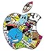 Produktbild Aufkleber wählbar Adhesivo Sticker 2 Aufkleber Auto – Apple Sticker Bomb Tuning Decal 8 x 7 Aufkleber Autocollant