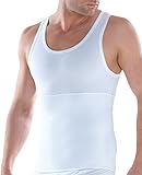 BlackspadeMens Premium Slimming Body Control Singlet Vest, Black, Medium, 34-36