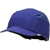 3M First Base + Bump Cap / Safety Cap, EN812 Protection, Royal Blue, Reduced Peak (55mm)