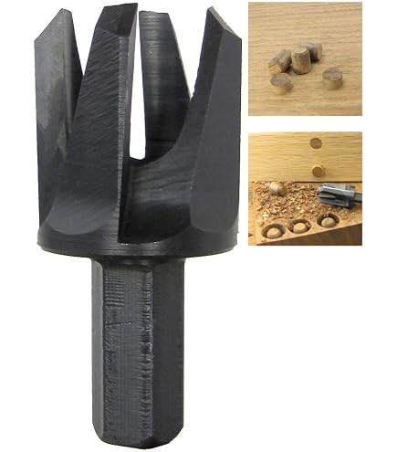 1-3/8" Wood Tenon & Dowel Plug Cutter - High Carbon Steel Drill Bit For Woodworking & Furniture Making - View #12