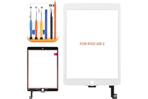 AGCUT Touch Screen for iPad Air 2 2018 Touchscreen for iPad Air2 A1566 A1567 9.7 Inch Screen Replacement for iPad Air2 Digitizer Glass Panel with Repair Tools, Black (Not LCD) (White)