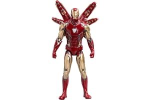 Marvel Iron Man MK85 Superhero Action Figure Toy | 7 -Inch Avengers Collectible Figurine by Comiclyfe | Fully Articulated ABS + PV Material for Kids & Collectors