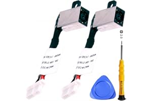 ZHUROUPU 2 szt. Gniazdo zasilania DC, gniazdo ładowania, kabel z zamiennikiem przewodu do Dell Inspiron 15 5568 7569 7579 5578 7573 7570 5378 7368 7378 Latitude 3390 0JDX1R PF8JG 450.07R03.03.0 013