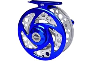 ‎PROBEROS PROBEROS Fliegen Angeln Rolle Fliegenrollen - CNC Bearbeitet Aluminium Legierung Körper - Groß Laube Spule