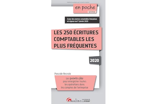 Les 250 écritures comptables les plus fréquentes: Les points clés pour enregistrer toutes les opérations dans les comptes de l'entreprise (2020) (5ème édition)