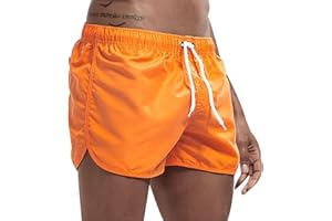 HAXNOHEY Bañadores Hombre Secado Rápido Playa Pantalones Cortos de Baño con Bolsillos Cordón Bañador Multicolor