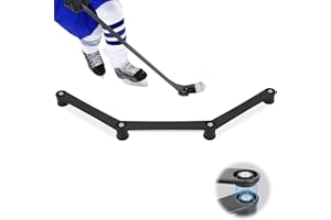 BOOSTEADY 7-Sections Hockey Training Equipment,Magnetic Adjustable Size Hockey Stick Handling Trainer,Portable Stickhandling Training Tool for Puck Control, Reaction Time and Coordination