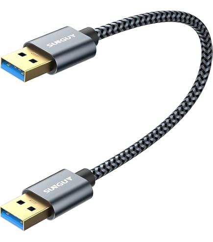 Cavo USB 3.0 Da Maschio A Maschio 1 Metro | Trasferimento Dati 5 Gbps E Ricarica 3A Per Hard Disk, Laptop, Stampanti - 4