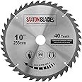 TCT25540T Saxton TCT Circular Wood Saw Blade 255mm x 30mm Bore x 40T for Bosch Makita Dewalt