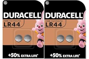 4X Duracell LR44 A76 V13GA 76A (2 Blistry 2 baterie) 4 Polar
